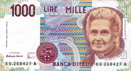 LOTTI - Cartamoneta-Italiana 1000 lire Montessori XB, XC, XD, XE, XF, XG Lotto di 6 biglietti sostitutivi

Lotto di 6 biglietti sostitutivi

qBB÷B...