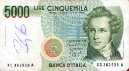 LOTTI - Cartamoneta-Italiana 5000 lire 1988 (2)-1992-1996 (2), tutti qFDS-FDS, assieme a XC e XD (4), tutti med. BB Lotto di 10 biglietti

Lotto di ...