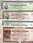 LOTTI - Cartamoneta-Italiana Buoni fruttiferi postali dal 1937 agli anni '80, da 100 a 10000000 di lire, alcuni annullati, in aggiunta 3 biglietti dei...