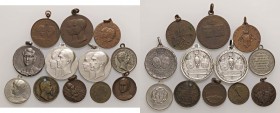 LOTTI - Medaglie SAVOIA - Lotto di 12 medaglie

MB÷SPL