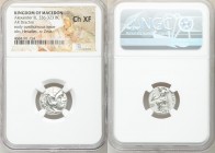 MACEDONIAN KINGDOM. Alexander III the Great (336-323 BC). AR drachm (16mm, 12h). NGC Choice XF. Posthumous issue of Colophon, ca. 319-310 BC. Head of ...