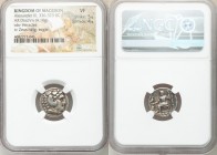 MACEDONIAN KINGDOM. Alexander III the Great (336-323 BC). AR drachm (16mm, 4.16 gm, 11h). NGC VF 5/5 - 4/5. Lifetime or early posthumous issue of Sard...