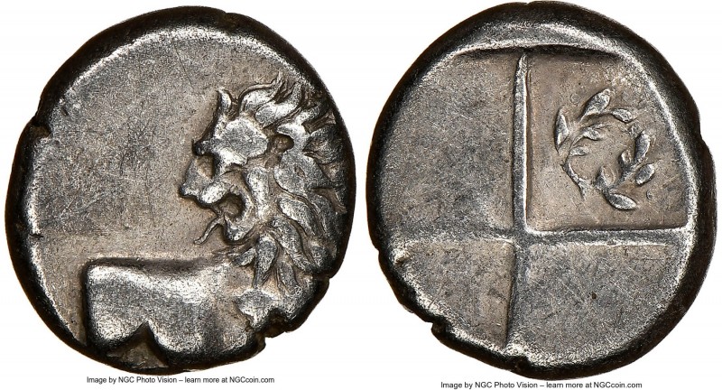 THRACE. Chersonesus. 4th century BC. AR hemidrachm (13mm). NGC VF. Persic standa...