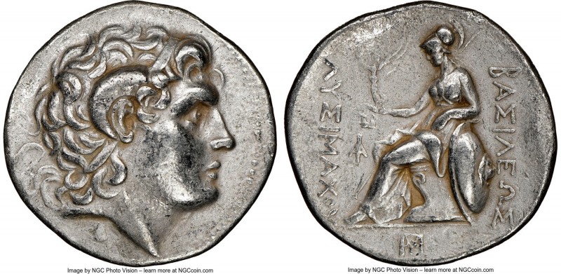 THRACIAN KINGDOM. Lysimachus (305-281 BC). AR tetradrachm (31mm, 16.64 gm, 1h). ...