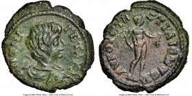 THRACE. Augusta Traiana. Geta (AD 209-211). AE (21mm, 1h). NGC XF, smoothing. Λ ΣΕΠΤΙΜ ΓΕΤΑ ΚΑ, bare headed, draped bust of Geta right, seen from behi...