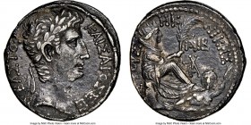SYRIA. Antioch. Augustus (27 BC-AD 14). AR tetradrachm (26mm, 15.09 gm, 11h). NGC Choice XF 5/5 - 3/5. Dated year 27 of the Actian Era and Consular Ye...