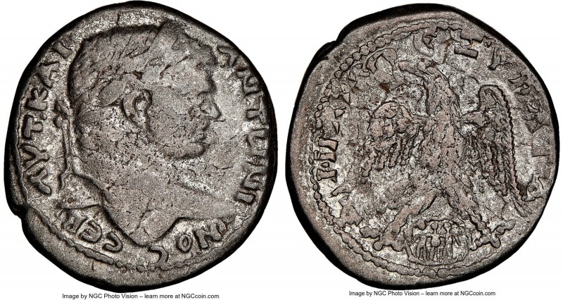 DECAPOLIS. Gadara. Caracalla (AD 198-217). BI tetradrachm (25mm, 12.16 gm, 5h). ...