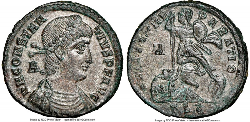 Constantius II (AD 337-361). BI Centenionalis (24mm, 5.88 gm, 12h). NGC Choice A...