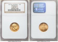 Prussia. Wilhelm I gold 10 Mark 1872-A MS67 NGC, Berlin mint, KM502. Superb gem uncirculated with honey golden semi-prooflike fields. 

HID098012420...