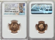 Elizabeth II gold Proof Sovereign 2018 PR70 Ultra Cameo NGC, KM-Unl. First Releases. The Legend of St. George - The Princess awaits her fate. 

HID0...