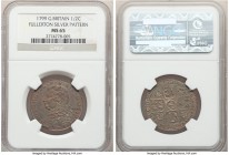 George III silver Pattern "Fullerton" 1/2 Crown 1799 MS65 NGC, Forrer II, pg. 170. Engraved by J. Milton, struck by Matthew Yound for Colonel Fullerto...