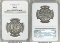 Republic Pair of Certified 5 Drachmai 1930 MS65 NGC, London mint, KM71.1. Sold as is, no returns. 

HID09801242017

© 2020 Heritage Auctions | All...
