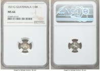 Ferdinand VII 1/4 Real 1821-G MS66 NGC, Nueva Guatemala mint, KM72.

HID09801242017

© 2020 Heritage Auctions | All Rights Reserved