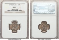 British Colony. Edward VII 3-Piece Lot of Certified Farthings 1910 MS67 NGC, KM21. Last year and rarest date of type. Sold as is, no returns. 

HID0...