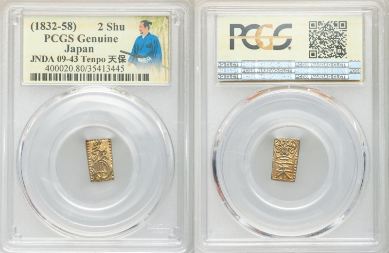 4-Piece Lot of Certified Assorted Issues Genuine PCGS, 1) Tempo gold 2 Shu ND (1...