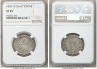Oscar II Krone 1885 XF45 NGC, Kongsberg mint, KM357.

HID09801242017

© 2020 Heritage Auctions | All Rights Reserved