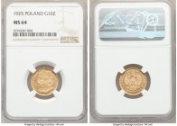 Republic gold 10 Zlotych 1925-(w) MS64 NGC, Warsaw mint, KM-Y32. One-year type. 0.0933 oz. 

HID09801242017

© 2020 Heritage Auctions | All Rights...
