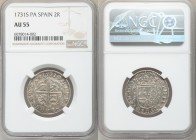 Philip V 2 Reales 1731 S-PA AU55 NGC, Seville mint, KM355.

HID09801242017

© 2020 Heritage Auctions | All Rights Reserved
