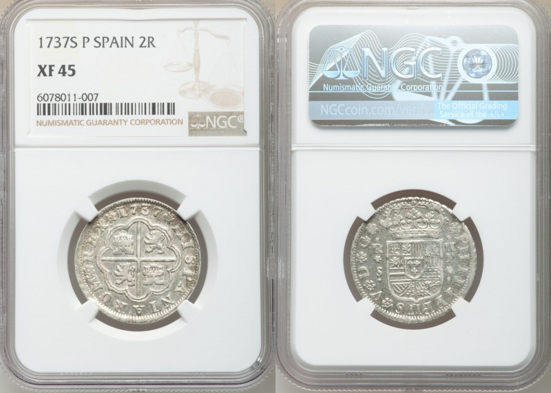 Philip V 2 Reales 1737 S-P XF45 NGC, Seville mint, KM355.

HID09801242017

©...