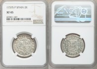 Philip V 2 Reales 1737 S-P XF45 NGC, Seville mint, KM355.

HID09801242017

© 2020 Heritage Auctions | All Rights Reserved