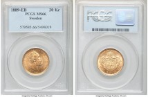 Oscar II gold 20 Kronor 1889-EB MS66 PCGS, KM748. AGW 0.2593 oz. 

HID09801242017

© 2020 Heritage Auctions | All Rights Reserved