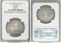 Appenzell. Canton 2 Franken 1812 MS63 NGC, KM8. Lightly toned over reflective surfaces. 

HID09801242017

© 2020 Heritage Auctions | All Rights Re...