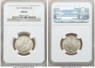 George V 25 Cents 1920 MS64 NGC, Ottawa mint, KM24a. A softly toned representative that exhibits markedly satiny luster.

HID09801242017

© 2020 Herit...