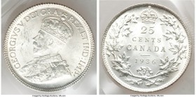 George V 25 Cents 1936 MS64 ICCS, Royal Canadian mint, KM24a. Generously frosted and exhibiting ample cartwheel luster.

HID09801242017

© 2020 Herita...
