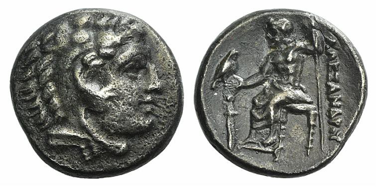 Kings of Macedon, Alexander III ‘the Great’ (336-323 BC). AR Drachm (16mm, 4.08g...