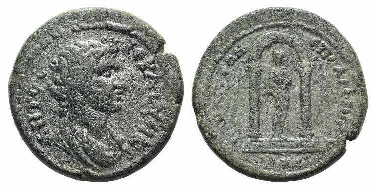 Lydia, Philadelphia. Pseudo-autonomous issue. Time of Marcus Aurelius (161-180)....