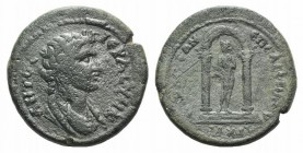 Lydia, Philadelphia. Pseudo-autonomous issue. Time of Marcus Aurelius (161-180). Æ (26mm, 10.78g, 6h). Ladi. Severos, archon. Draped bust of Senate r....