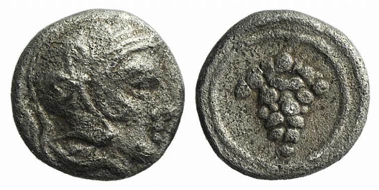 Cilicia, Soloi, c. 410-375 BC. AR Hemiobol or Tetartemorion (5mm, 0.24g, 6h). He...