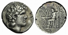 Seleukid Kings, Alexander I Balas (152-145 BC). AR Tetradrachm (28mm, 15.23g, 2h). Seleukeia on the Tigris. Diademed head r. R/ Zeus Nikephoros seated...