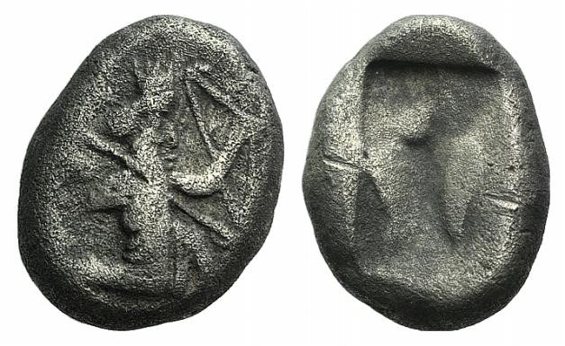 Achaemenid Kings of Persia, c. 505-485 BC. AR Siglos (16mm, 5.29g). Persian king...