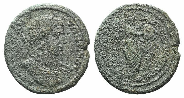 Caracalla (198-217). Ionia, Ephesus. Æ (36mm, 24.65g, 6h). Laureate and cuirasse...