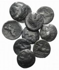 Kings of Macedon, lot of 10 AR Drachms, to be catalog. Lot sold as is, no return