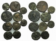 Lot of 10 Roman Provincial Æ coins, to be catalog. Lot sold as is, no return