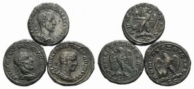 Lot of 3 Roman Provincial Tetradrachms (Seleucis and Pieria, Antioch), to be catalog. Lot sold as is, no return