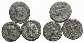 Lot of 3 Roman Provincial Tetradrachms (Seleucis and Pieria, Antioch), to be catalog. Lot sold as is, no return