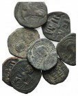 Lot of 8 Byzantine Æ Folles, to be catalog. Lot sold as is, no return