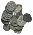 Italy, lot of 16 Medieval Æ and BI coins, to be catalog. Lot sold as is, no return