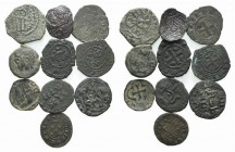 Italy, lot of 10 Medieval BI coins, to be catalog. Lot sold as is, no return