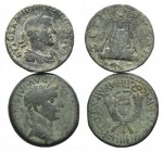 Lot of 2 Roman Provincial Æ coins, to be catalog. Lot sold as is, no return