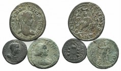 Lot of 3 Roman Provincial Æ coins, to be catalog. Lot sold as is, no return