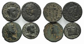Lot of 4 Roman Provincial Æ coins, to be catalog. Lot sold as is, no return