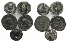 Lot of 4 Imperial Ar Coins Denari and Antoninianus. Lot sold as is, no return