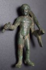 Roman Bronze Hercules Statuette, 3rd 4th cent AD