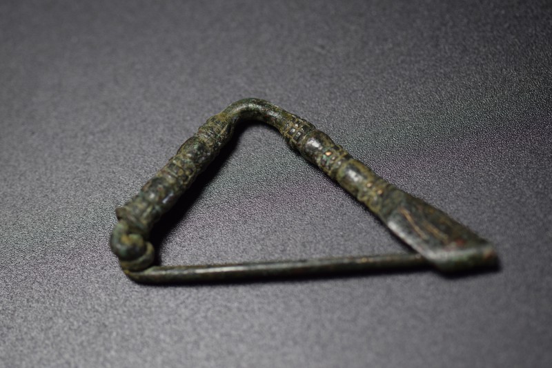 Roman Bronze Bow Brooch, 2nd - 4th cent. BC