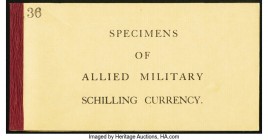 Austria Allied Military Authority 50 Groschen-100 Schilling 1944 Pick 102s; 103s; 104s; 105s; 106s; 107s; 108s; 109s; 110s Nine Specimen Uncirculated....