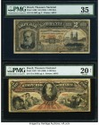 Brazil Thesouro Nacional 2 Mil Reis; 5 Mil Reis ND (1885) Pick A260; A261 Two Examples PMG Choice Very Fine 35; Very Fine 20 Net. Two handsome and rar...